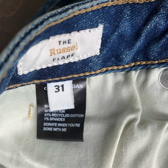 NEW Oliver Logan The Russel Split Flare Vintage Jeans - Picture 14 of 16